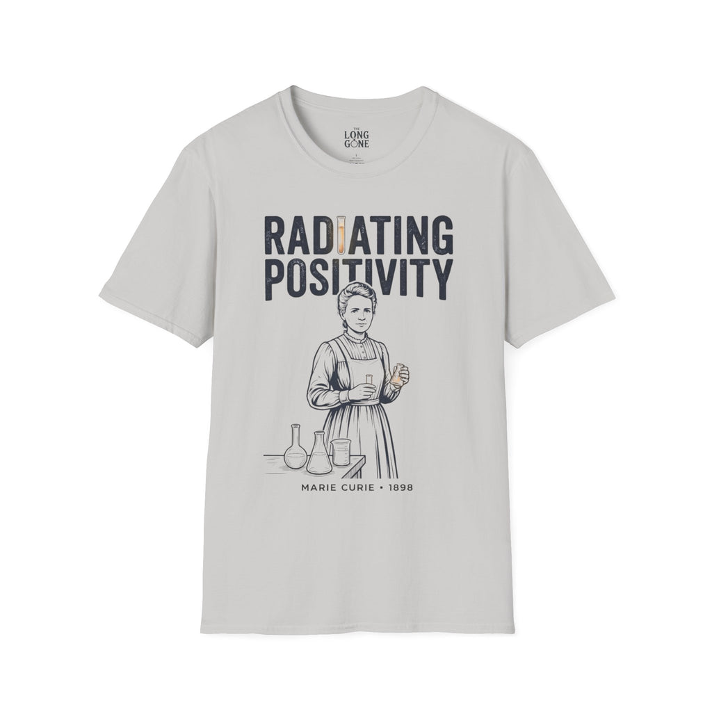 Marie Curie "Radiating Positivity" T-shirt