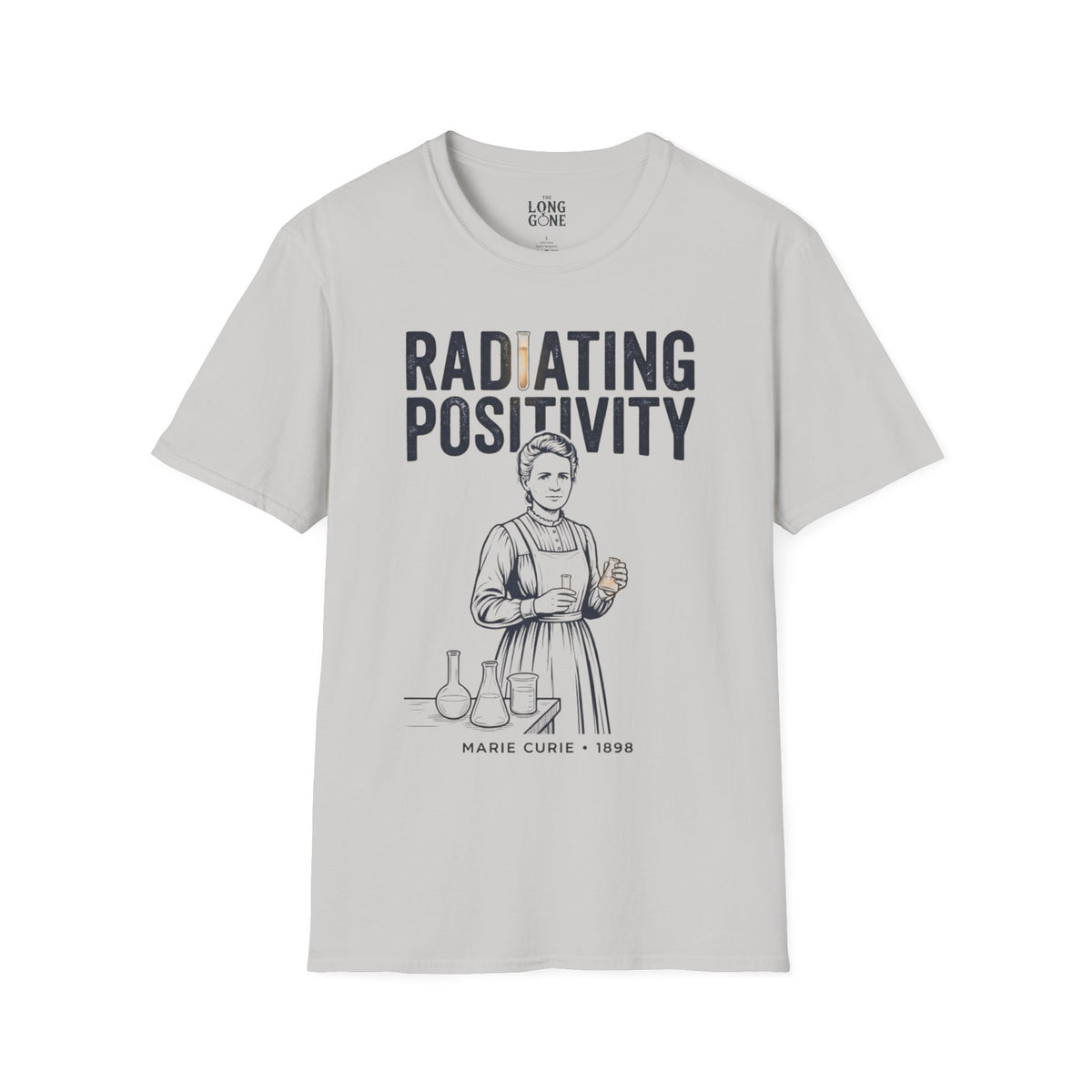 Marie Curie "Radiating Positivity" T-shirt