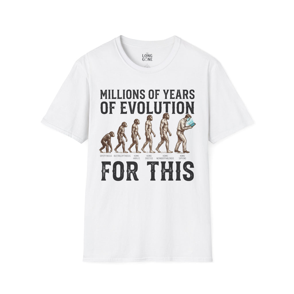Millions of Years of Evolution For This T-shirt