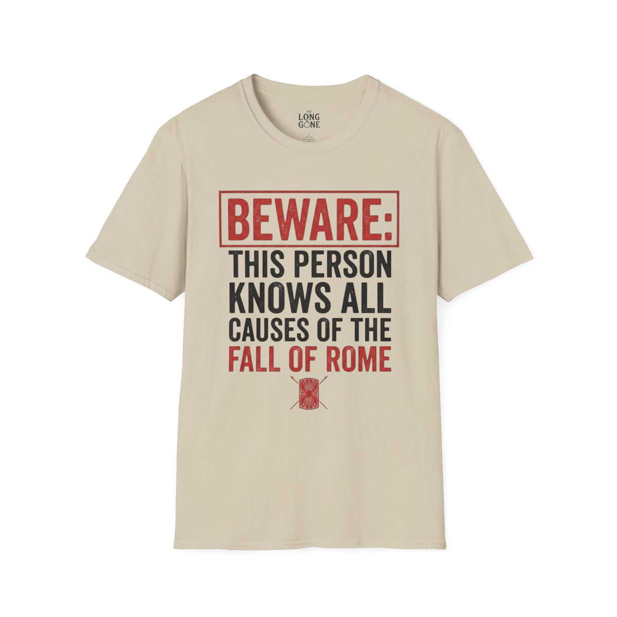 Beware: This Person Knows All Causes of the Fall of Rome T-shirt