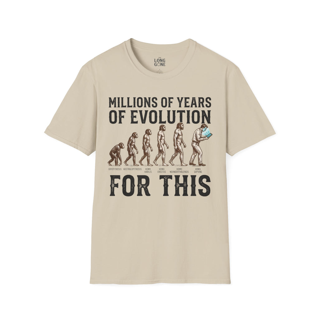 Millions of Years of Evolution For This T-shirt