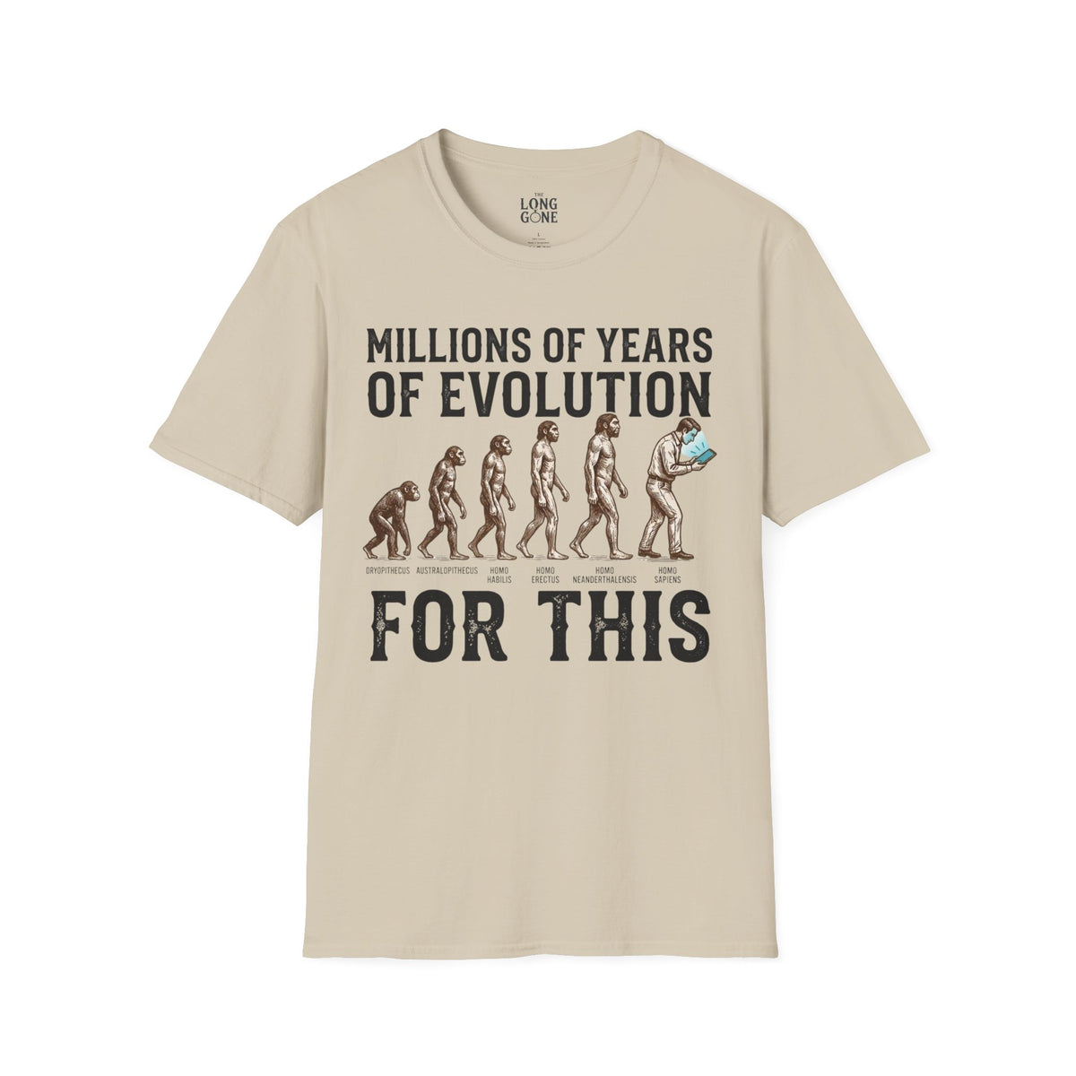 Millions of Years of Evolution For This T-shirt