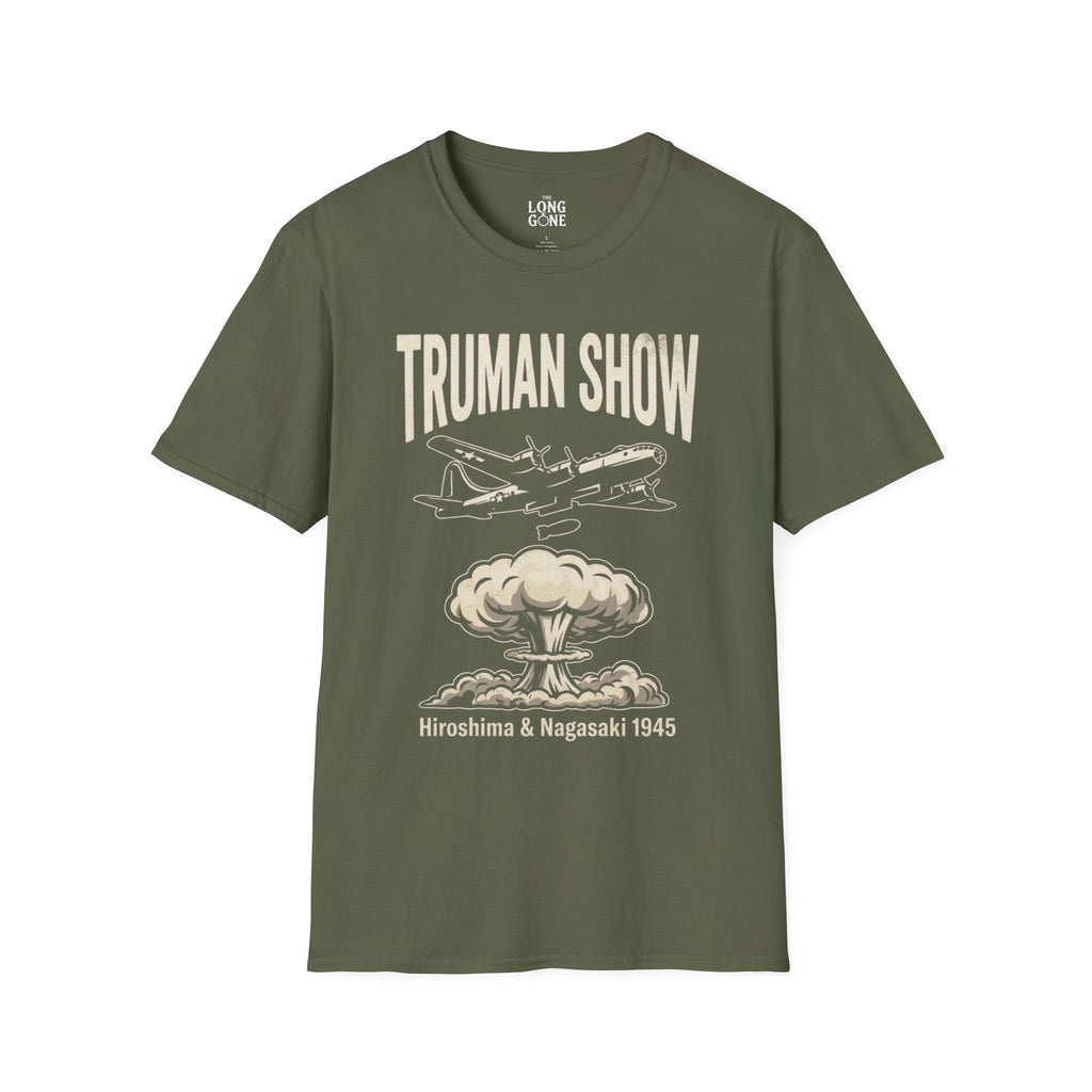 Truman Show T-shirt — Hiroshima & Nagasaki 1945
