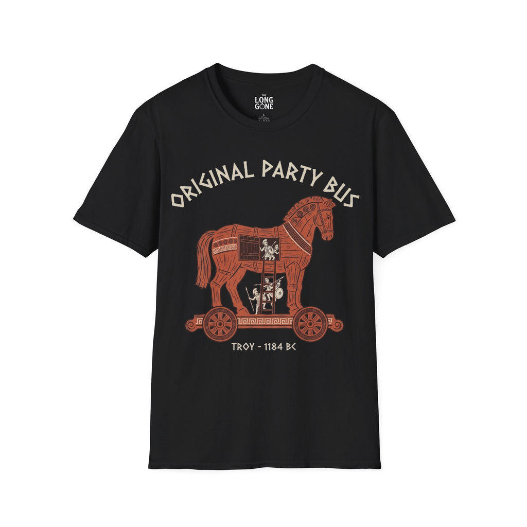 Original Party Bus Trojan Horse T-shirt