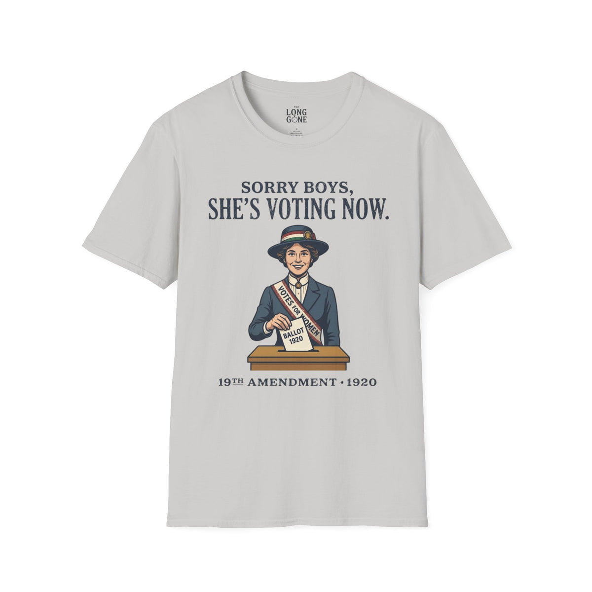 She's Voting Now T-Shirt — 19th Amendment Suffragette