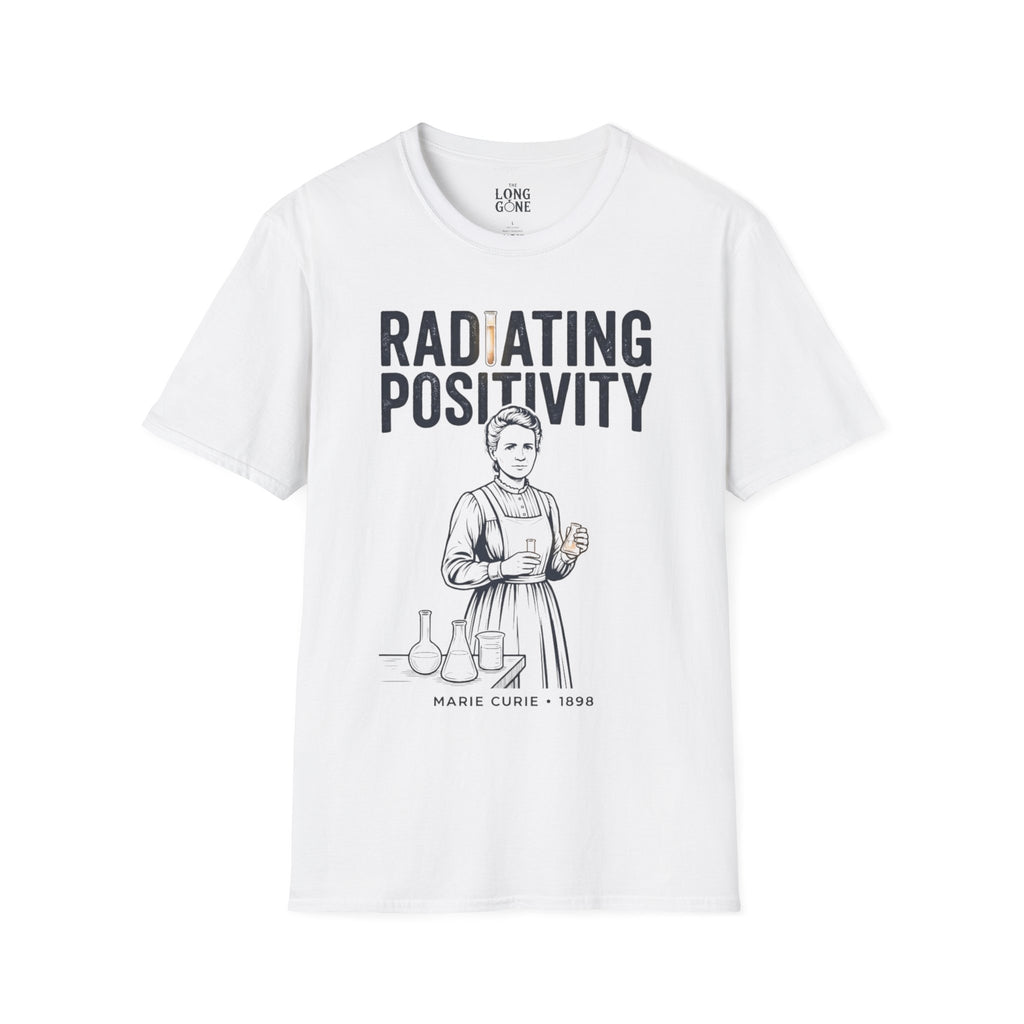 Marie Curie "Radiating Positivity" T-shirt