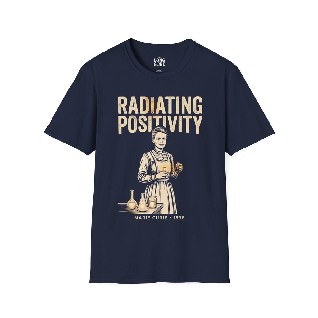 Marie Curie "Radiating Positivity" T-shirt