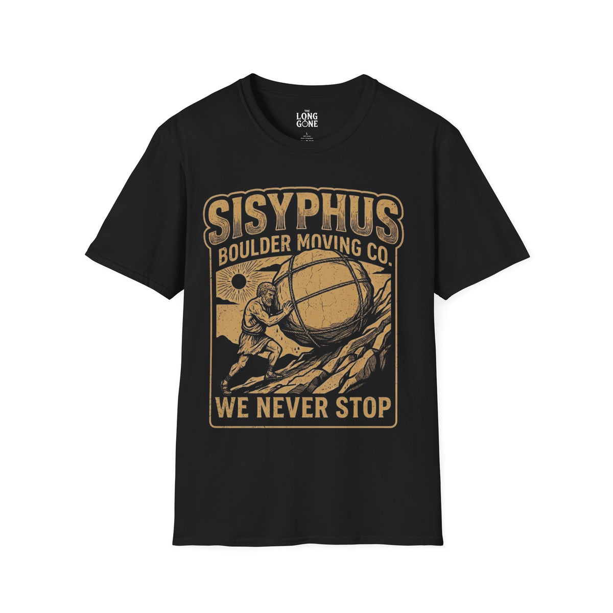 Sisyphus Boulder Moving Co. T-Shirt