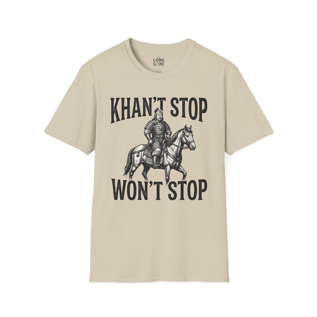 Khan't Stop Won't Stop T‑shirt