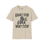 Khan't Stop Won't Stop T‑shirt