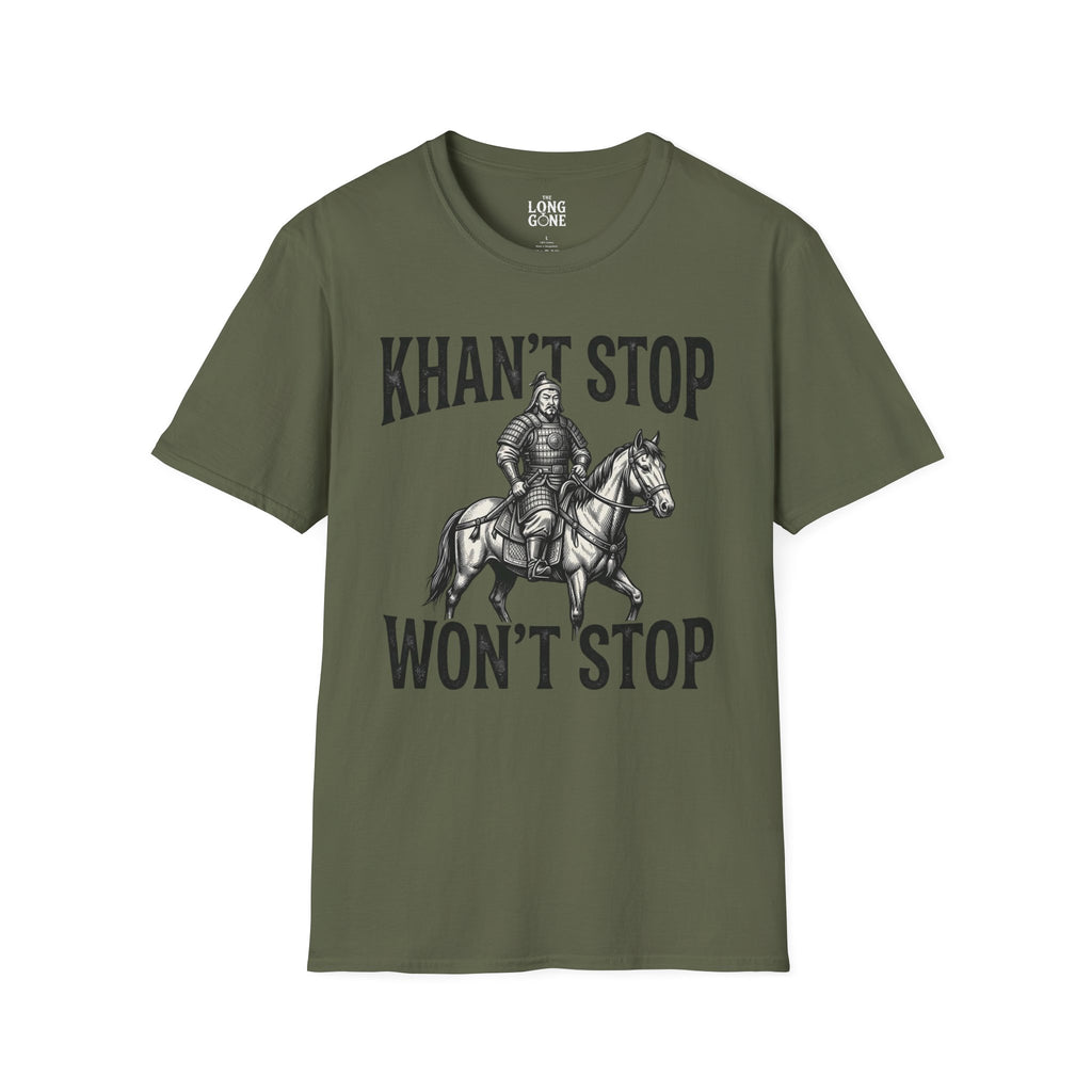 Khan't Stop Won't Stop T‑shirt