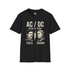 AC/DC Pick a Side Tesla vs Edison T-shirt