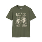 AC/DC Pick a Side Tesla vs Edison T-shirt