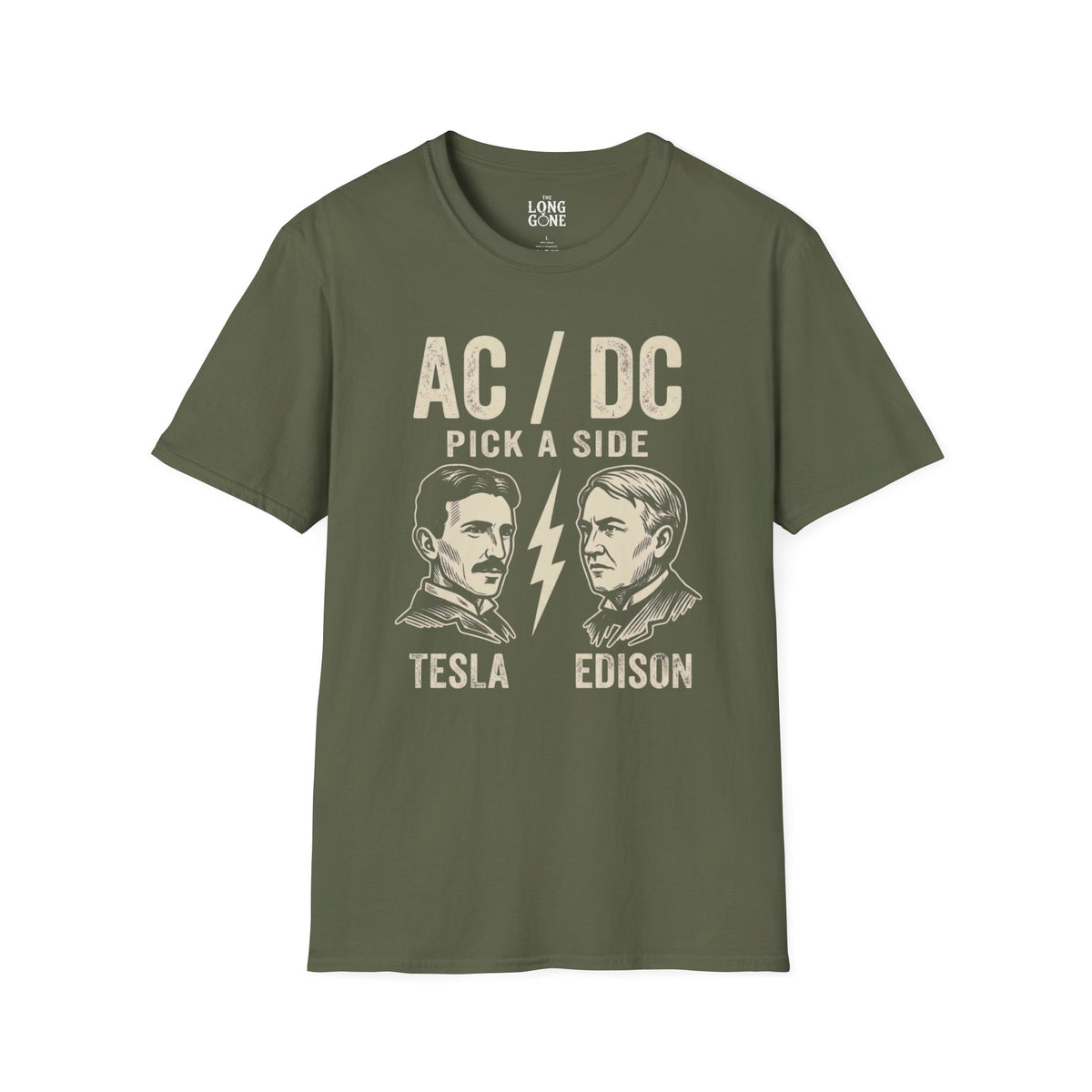 AC/DC Pick a Side Tesla vs Edison T-shirt