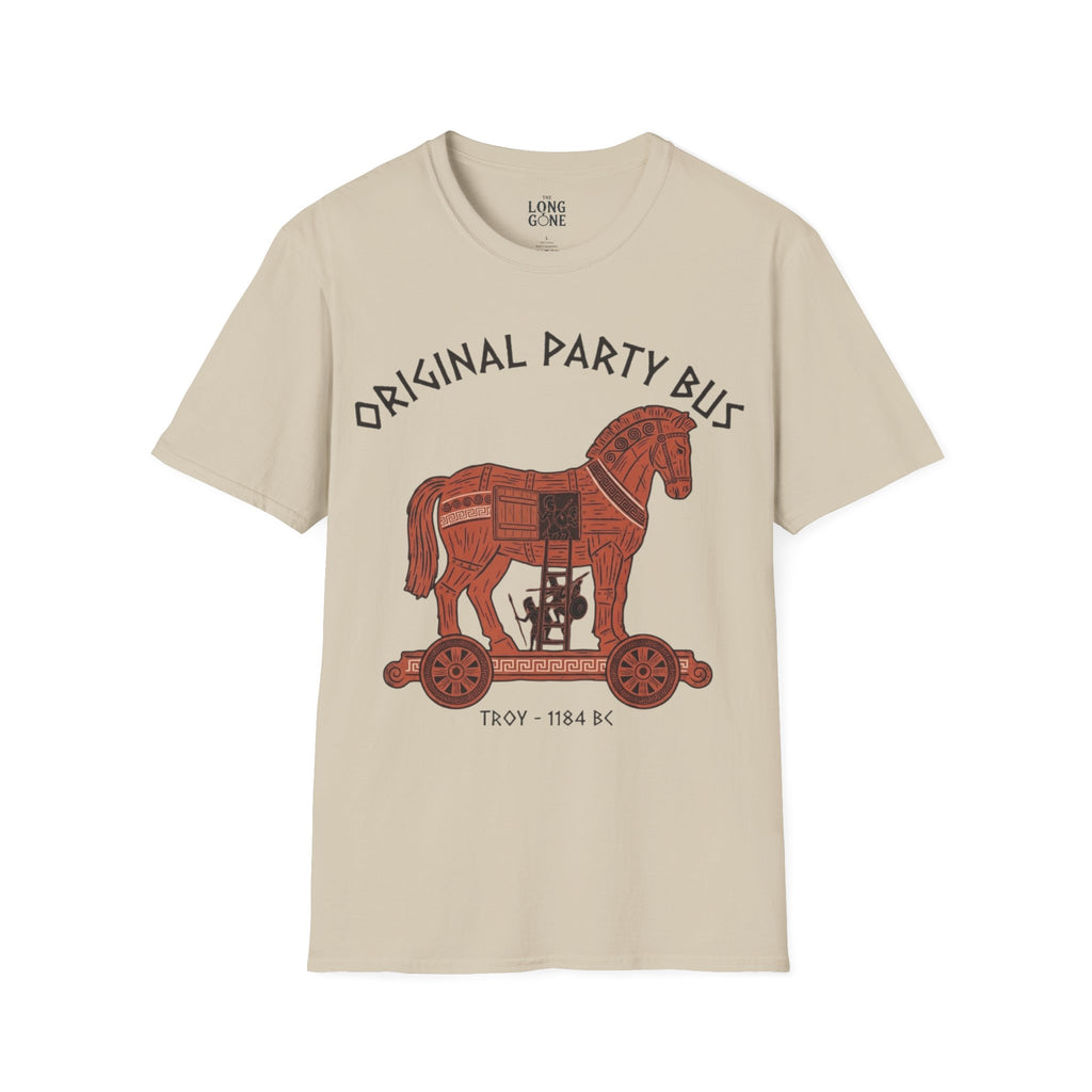 Original Party Bus Trojan Horse T-shirt