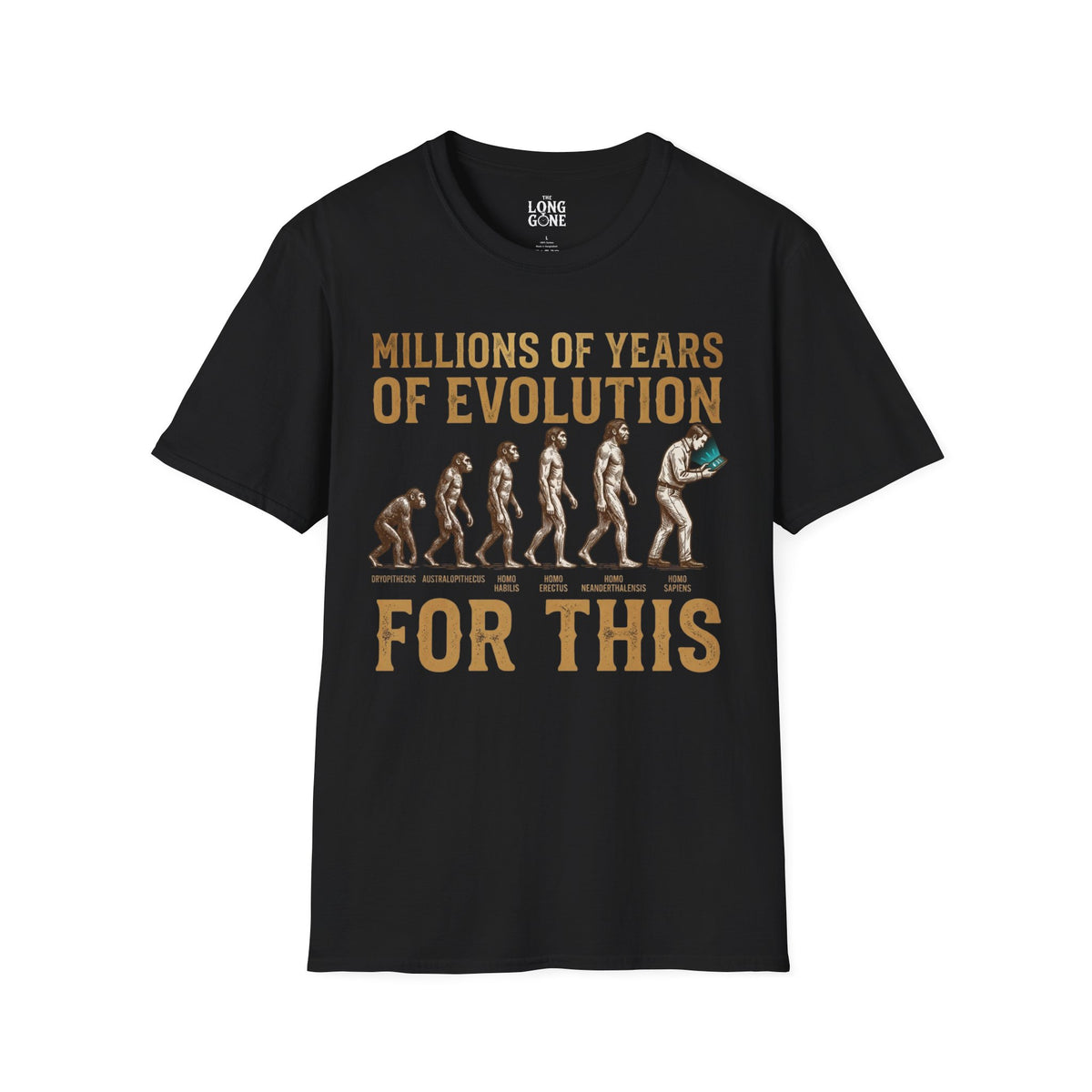 Millions of Years of Evolution For This T-shirt