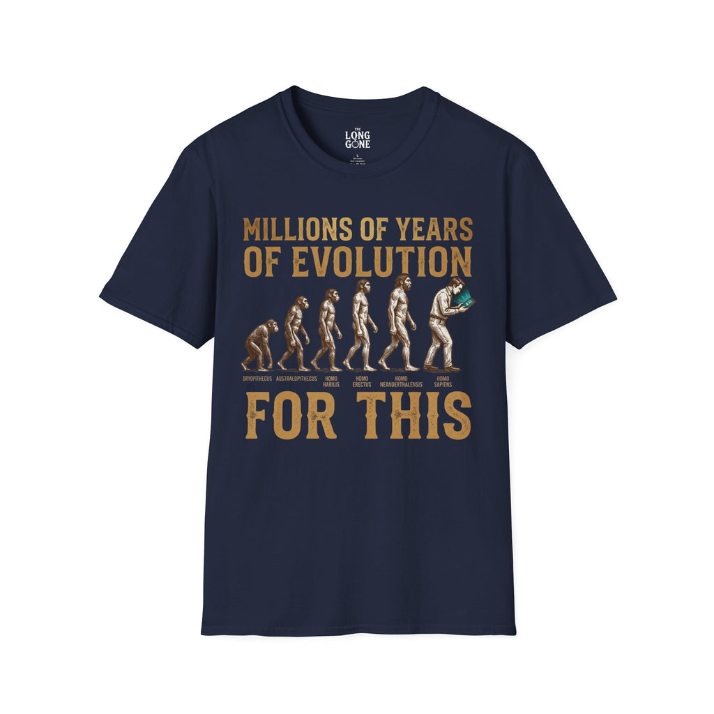 Millions of Years of Evolution For This T-shirt