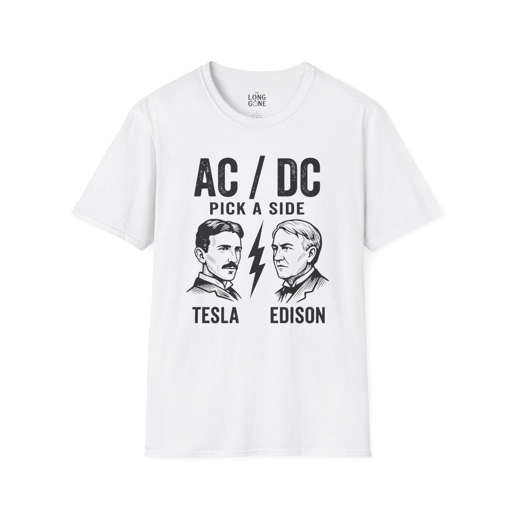 AC/DC Pick a Side Tesla vs Edison T-shirt