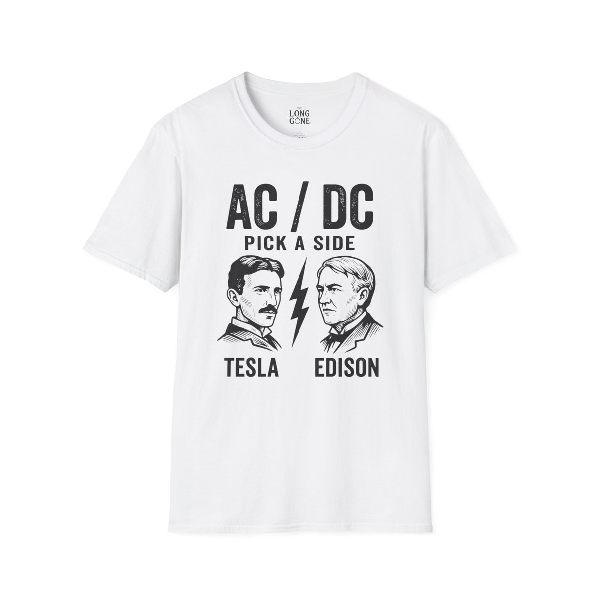 AC/DC Pick a Side Tesla vs Edison T-shirt