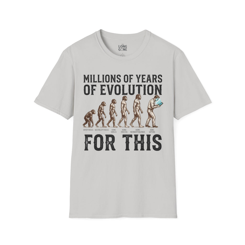 Millions of Years of Evolution For This T-shirt