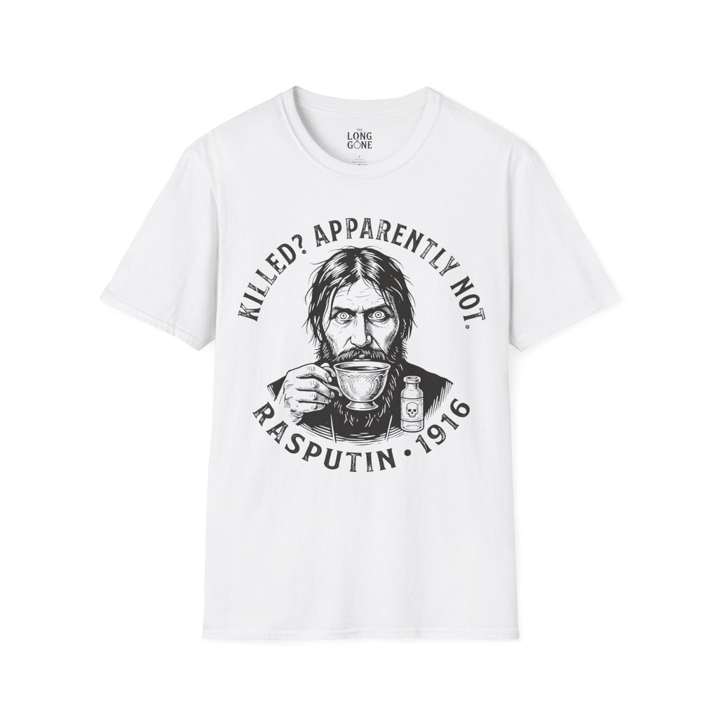 Grigorij Rasputin 1916 T-shirt – "Killed? Apparently Not."