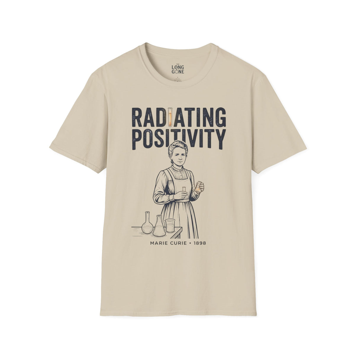 Marie Curie "Radiating Positivity" T-shirt