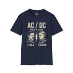 AC/DC Pick a Side Tesla vs Edison T-shirt