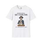 She's Voting Now T-Shirt — 19th Amendment Suffragette
