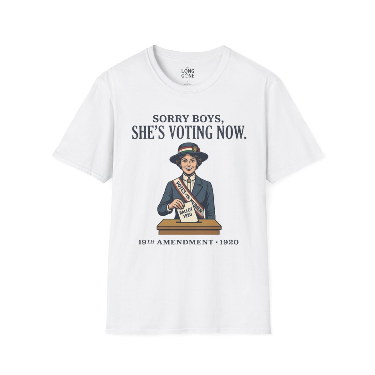 She's Voting Now T-Shirt — 19th Amendment Suffragette