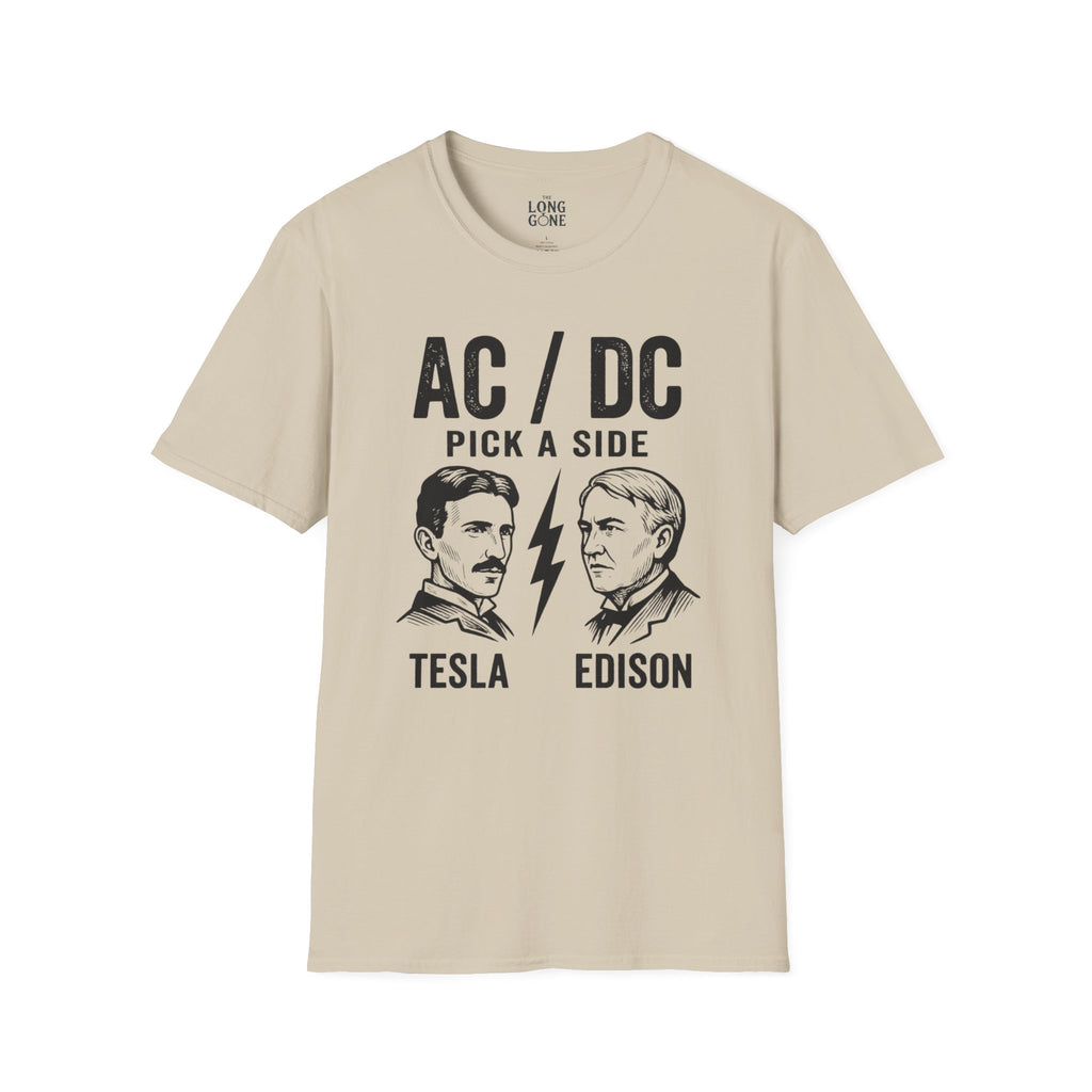 AC/DC Pick a Side Tesla vs Edison T-shirt