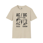 AC/DC Pick a Side Tesla vs Edison T-shirt