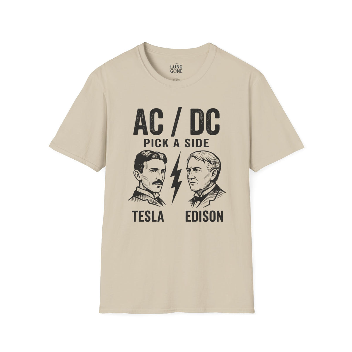 AC/DC Pick a Side Tesla vs Edison T-shirt