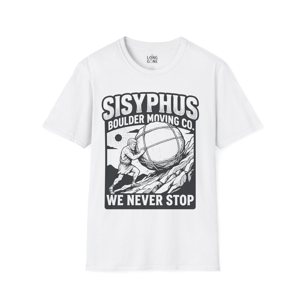 Sisyphus Boulder Moving Co. T-Shirt